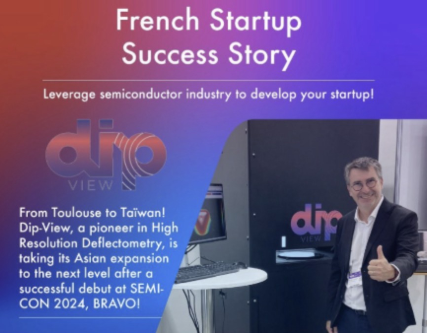 DIP-View at SEMICON Taiwan 2025 — French Startup Success Story